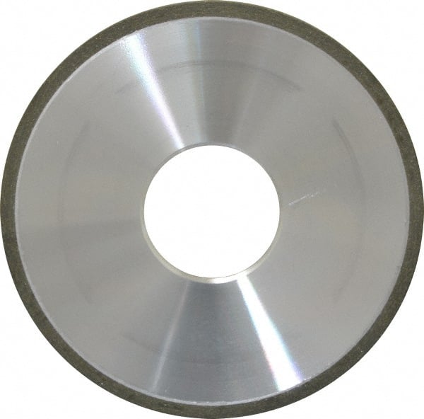 Made in USA - 4" Diam x 1-1/4" Hole x 1/8" Thick, 120 Grit Surface Grinding Wheel - Americas Tooling