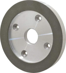 Made in USA - 6" Diam, 1-1/4" Hole Size, 3/4" Overall Thickness, 150 Grit, Type 6 Tool & Cutter Grinding Wheel - Very Fine Grade, Diamond - Americas Tooling