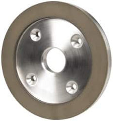 Made in USA - 6" Diam, 1-1/4" Hole Size, 3/4" Overall Thickness, 150 Grit, Type 6 Tool & Cutter Grinding Wheel - Very Fine Grade, Diamond - Americas Tooling