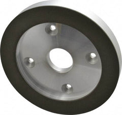 Made in USA - 6" Diam, 1-1/4" Hole Size, 3/4" Overall Thickness, 150 Grit, Type 6 Tool & Cutter Grinding Wheel - Very Fine Grade, Diamond - Americas Tooling