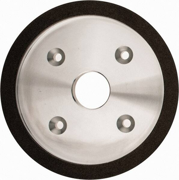 Made in USA - 6" Diam, 1-1/4" Hole Size, 3/4" Overall Thickness, 100 Grit, Type 6 Tool & Cutter Grinding Wheel - Fine Grade, Diamond - Americas Tooling