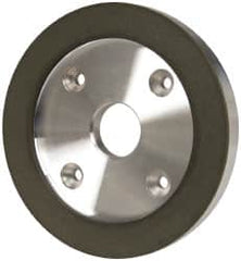 Made in USA - 6" Diam, 1-1/4" Hole Size, 3/4" Overall Thickness, 150 Grit, Type 6 Tool & Cutter Grinding Wheel - Very Fine Grade, Diamond - Americas Tooling