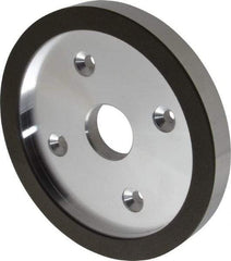 Made in USA - 6" Diam, 1-1/4" Hole Size, 3/4" Overall Thickness, 150 Grit, Type 6 Tool & Cutter Grinding Wheel - Very Fine Grade, Diamond - Americas Tooling