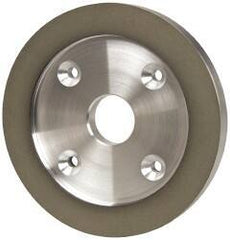 Made in USA - 6" Diam, 1-1/4" Hole Size, 3/4" Overall Thickness, 150 Grit, Type 6 Tool & Cutter Grinding Wheel - Very Fine Grade, Diamond - Americas Tooling