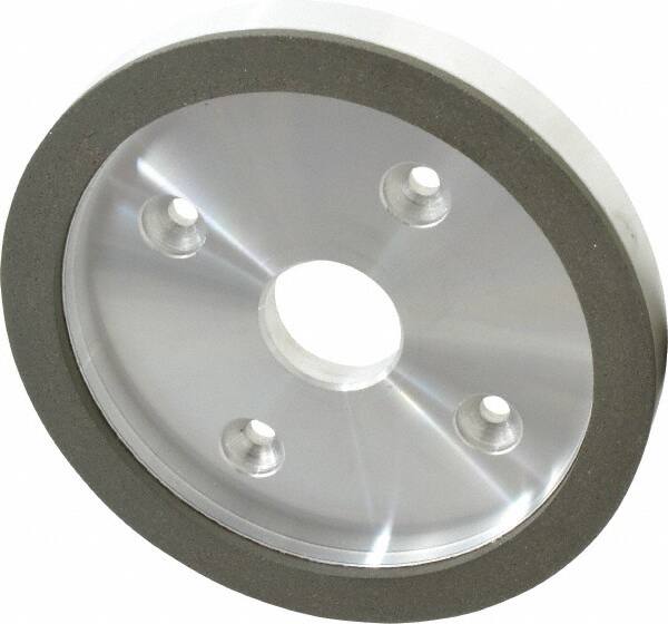 Made in USA - 6" Diam, 1-1/4" Hole Size, 3/4" Overall Thickness, 100 Grit, Type 6 Tool & Cutter Grinding Wheel - Fine Grade, Diamond - Americas Tooling