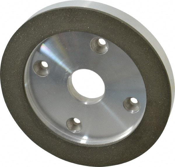 Made in USA - 6" Diam, 1-1/4" Hole Size, 3/4" Overall Thickness, 100 Grit, Type 6 Tool & Cutter Grinding Wheel - Fine Grade, Diamond - Americas Tooling