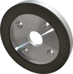 Made in USA - 6" Diam, 1-1/4" Hole Size, 3/4" Overall Thickness, 150 Grit, Type 6 Tool & Cutter Grinding Wheel - Very Fine Grade, Diamond - Americas Tooling