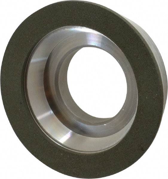 Made in USA - 3" Diam, 1-1/4" Hole Size, 7/8" Overall Thickness, 150 Grit, Type 11 Tool & Cutter Grinding Wheel - Very Fine Grade, Diamond - Americas Tooling