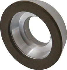 Made in USA - 3" Diam, 1-1/4" Hole Size, 7/8" Overall Thickness, 220 Grit, Type 11 Tool & Cutter Grinding Wheel - Very Fine Grade, Diamond - Americas Tooling