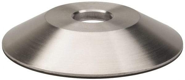 Made in USA - 6" Diam, 1-1/4" Hole Size, 1" Overall Thickness, 220 Grit, Type 12 Tool & Cutter Grinding Wheel - Very Fine Grade, Diamond - Americas Tooling