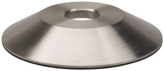 Made in USA - 6" Diam, 1-1/4" Hole Size, 1" Overall Thickness, 100 Grit, Type 12 Tool & Cutter Grinding Wheel - Fine Grade, Diamond - Americas Tooling