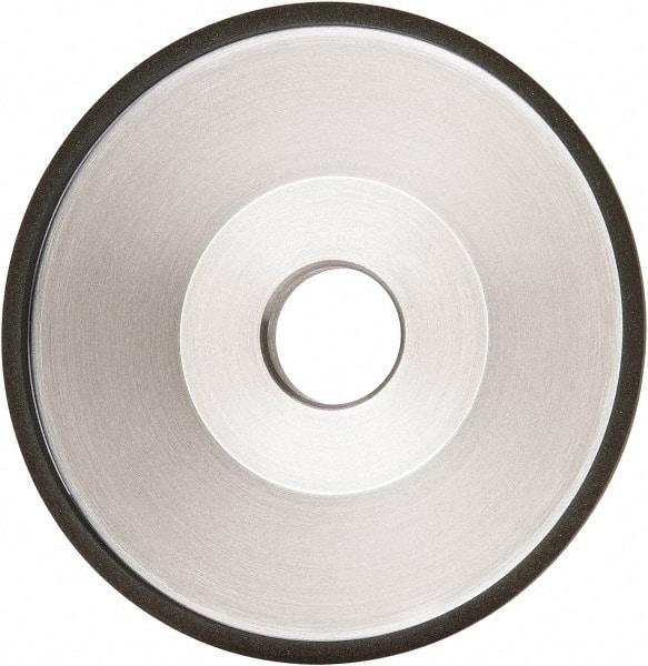 Made in USA - 6" Diam, 1-1/4" Hole Size, 1" Overall Thickness, 150 Grit, Type 12 Tool & Cutter Grinding Wheel - Very Fine Grade, Diamond - Americas Tooling