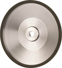 Made in USA - 6" Diam, 1-1/4" Hole Size, 1" Overall Thickness, 150 Grit, Type 12 Tool & Cutter Grinding Wheel - Very Fine Grade, Diamond - Americas Tooling