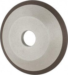 Made in USA - 6" Diam, 1-1/4" Hole Size, 3/4" Overall Thickness, 150 Grit, Type 12 Tool & Cutter Grinding Wheel - Very Fine Grade, Diamond - Americas Tooling