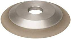 Made in USA - 6" Diam, 1-1/4" Hole Size, 3/4" Overall Thickness, 100 Grit, Type 12 Tool & Cutter Grinding Wheel - Fine Grade, Diamond - Americas Tooling