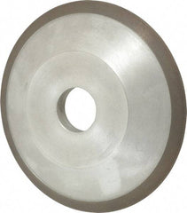 Made in USA - 6" Diam, 1-1/4" Hole Size, 3/4" Overall Thickness, 150 Grit, Type 12 Tool & Cutter Grinding Wheel - Very Fine Grade, Diamond - Americas Tooling