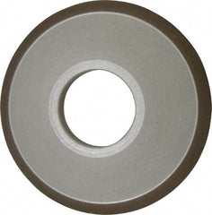 Made in USA - 3-1/2" Diam, 1-1/4" Hole Size, 3/4" Overall Thickness, 150 Grit, Type 15 Tool & Cutter Grinding Wheel - Very Fine Grade, Diamond - Americas Tooling