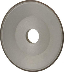 Made in USA - 6" Diam, 1-1/4" Hole Size, 3/4" Overall Thickness, 100 Grit, Type 15 Tool & Cutter Grinding Wheel - Fine Grade, Diamond - Americas Tooling