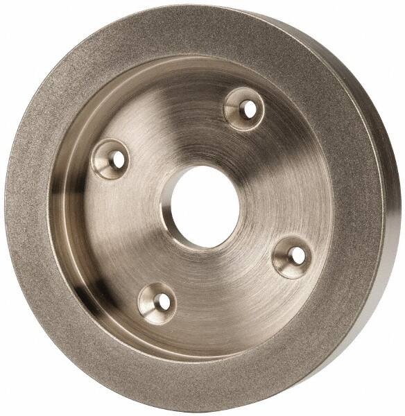 Made in USA - 6" Diam, 1-1/4" Hole Size, 1" Overall Thickness, 220 Grit, Tool & Cutter Grinding Wheel - Fine Grade, Diamond - Americas Tooling