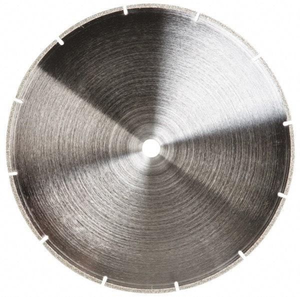 Made in USA - 10" Diam, 5/8" Arbor Hole Diam, Wet & Dry Cut Saw Blade - Diamond-Tipped, Standard Round Arbor - Americas Tooling