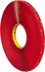 3M - 1/4" x 36 Yd Acrylic Adhesive Double Sided Tape - Exact Industrial Supply