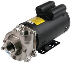 Pentair - 208-230 Volt, 3 hp, 2 Inlet, 168 GPM Stainless Steel Utility Pump - 83 Max Head Pressure, 1-1/2 Inch Outlet - Americas Tooling