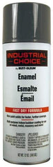 Rust-Oleum - Universal Gray, Gloss, Enamel Spray Paint - 8 to 12 Sq. Ft. per Can, 16 Ounce Container, Use on Drums, Equipment and Color Coding, Furniture, Ladders, Lockers, Motors, Stenciling, Tools - Americas Tooling