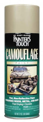 Rust-Oleum - Black, Flat, Camouflage Spray Paint - 8 to 10 Sq Ft per Can, 16 oz Container, Use on Camouflage Paint - Americas Tooling