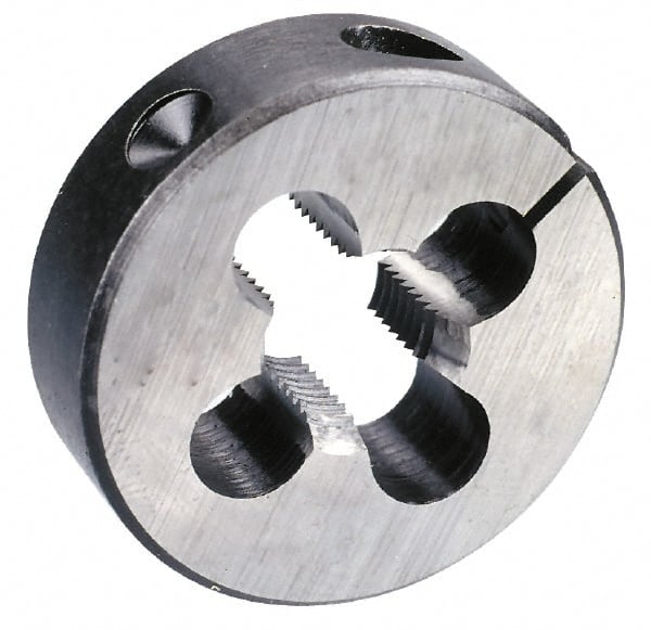 Cle-Line - #8-36 UNF High Speed Steel Round Adjustable Die - Americas Tooling