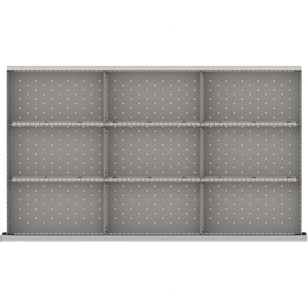 LISTA - 9-Compartment Drawer Divider Layout for 3.15" High Drawers - Americas Tooling