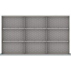 LISTA - 9-Compartment Drawer Divider Layout for 3.15" High Drawers - Americas Tooling