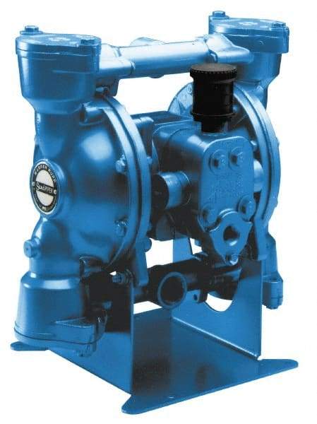 SandPIPER - 1" NPT, Metallic, Air Operated Diaphragm Pump - PTFE Diaphragm, Stainless Steel Housing - Americas Tooling