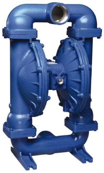 SandPIPER - 3" NPT, Metallic, Air Operated Diaphragm Pump - PTFE Diaphragm, Aluminum Housing - Americas Tooling