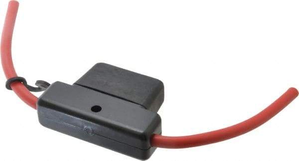 Ferraz Shawmut - 60 Amp AF3 Black Automotive Fuse Holder - 32 Volt, Red #6 Wire - Americas Tooling