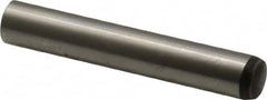 Value Collection - 8mm Diam x 50mm Pin Length Alloy Steel Standard Dowel Pin - C 58-62 Hardness, 23,700 Lb Breaking Strength, 1 Rounded End - Americas Tooling