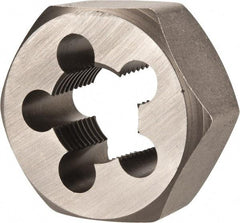 Irwin Hanson - 1/2-14 NPT Thread, Hex Pipe Die - 1-5/8" Outside Diam, Carbon Steel - Exact Industrial Supply