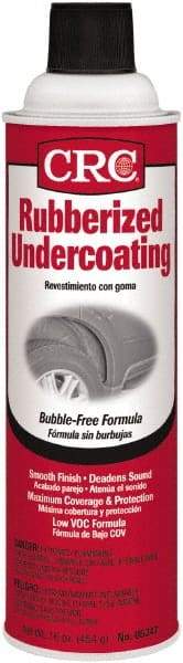 CRC - 20 oz Black Automotive Rubberized Coating - Comes in Can - Americas Tooling