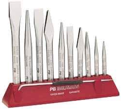 Value Collection - 5-1/8" OAL x 13/64" Blade Width Cross Chisel - 25/64" Stock - Americas Tooling