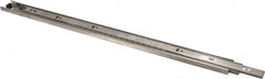 Sugatsune - 21-21/32" Slide Length, 22" Travel Length, Stainless Steel Ball Bearing Slide - 68 Lb Capacity at Full Extension - Americas Tooling