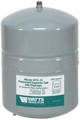 Watts - 3.0 Gallon Capacity, 6 Gallon Tank, 11-3/8 Inch Diameter, 17-3/16 Inch High, 1/2 Inch Port, Expansion Tank - Steel, Polymer Coating - Americas Tooling