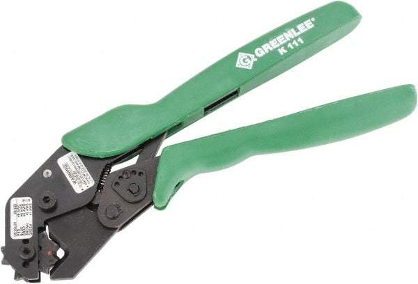 Greenlee - 10" OAL Copper Connector Crimper - Crimps Copper Connectors Style - Americas Tooling