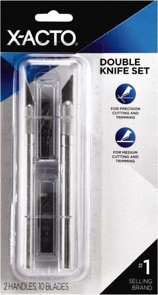 X-ACTO - Hobby Knife Set - 12 Pieces, Includes #1 Knife, #2 Knife & Multiple Blades - Americas Tooling