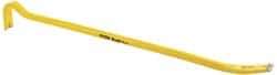 Stanley - 36" OAL Wrecking Bar - 1" Wide, Forged Steel - Americas Tooling