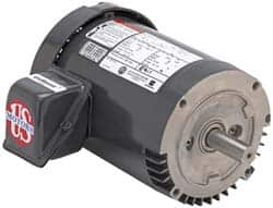 US Motors - 1 hp, Totally Enclosed Fan Cooled, No Thermal Protection, 1,140 RPM, 208-230/460 Volt, 60 Hz, Polyphase Motor - Size 56C Frame, C-Face Mount, 1 Speed, Ball Bearings, 3.7-3.8/1.9 Full Load Amps, B Class Insulation - Americas Tooling