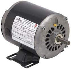 US Motors - 1/3 hp, ODP Enclosure, No Thermal Protection, 1,725 RPM, 115 Volt, 60 Hz, Industrial Electric AC/DC Motor - Size 56 Frame, Rigid Mount, 1 Speed, Sleeve Bearings, 6.0 Full Load Amps, A Class Insulation, Reversible - Americas Tooling