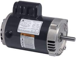 US Motors - 1 hp, ODP Enclosure, No Thermal Protection, 1,725 RPM, 115/208-230 Volt, 60 Hz, Industrial Electric AC/DC Motor - Size 56 Frame, C-Face Mount, 1 Speed, Ball Bearings, 14.8/7.5-7.3 Full Load Amps, B Class Insulation, CCW Lead End Rev - Americas Tooling