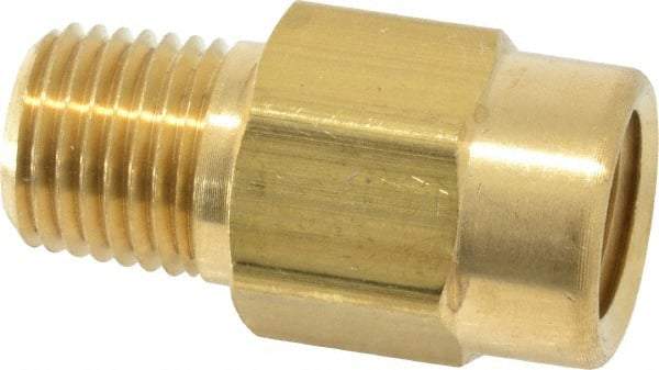 Specialty Mfr - 1/4" Brass Check Valve - Inline, FNPT x MNPT, 500 WOG - Americas Tooling