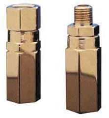 Specialty Mfr - 3/8" Brass Check Valve - Inline, FNPT x MNPT, 3,000 WOG - Americas Tooling