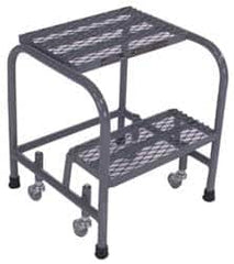 Cotterman - 20" 2 Step Ladder - 350 Lb Capacity, 20" Platform Height, 18" Base Width x 19" Depth, Grip Strut - Americas Tooling