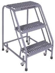 Cotterman - 40" 4 Step Ladder - 350 Lb Capacity, 40" Platform Height, 30" Base Width x 31" Depth, Grip Strut - Americas Tooling